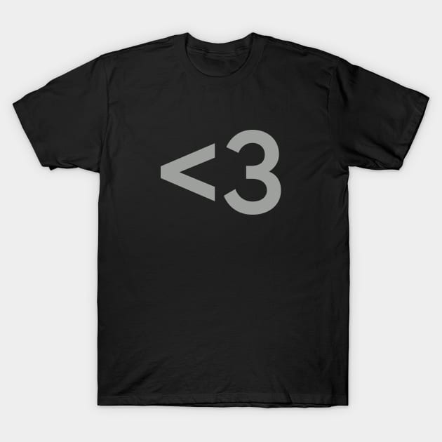 Emoticon – Heart T-Shirt by Dez53